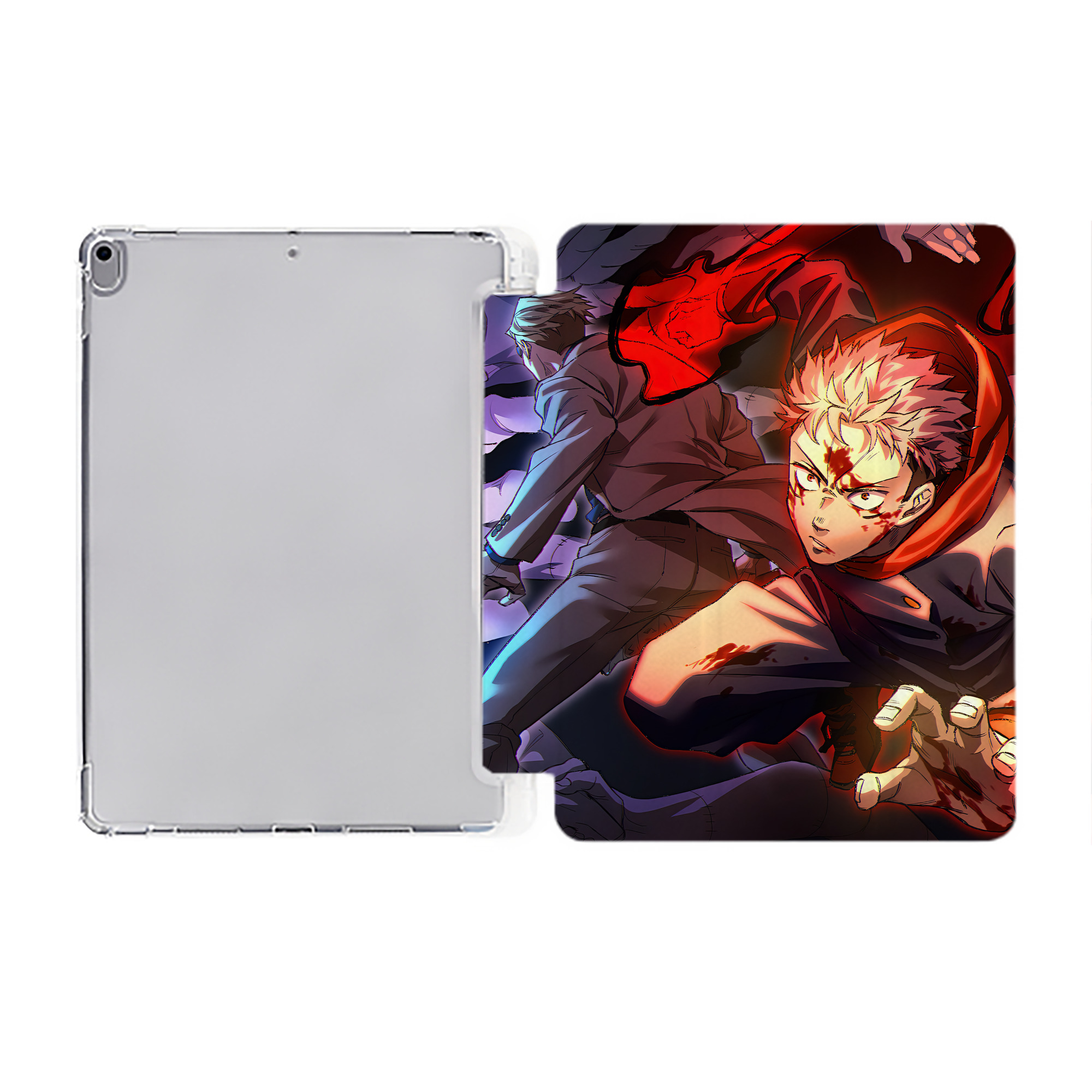 （画像用） SPY×FAMILY间谍家家酒 IPad ケース ペン収納付き 三つ折りスタンド PUレザー×シリコン 対応機種9.5/10.5/10.9インチ